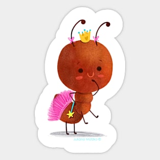 Cute Ant Ballerina Fairy Sticker